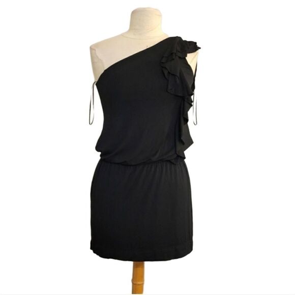 Express one shoulder ruffle dress sz Xs - Picture 1 of 8